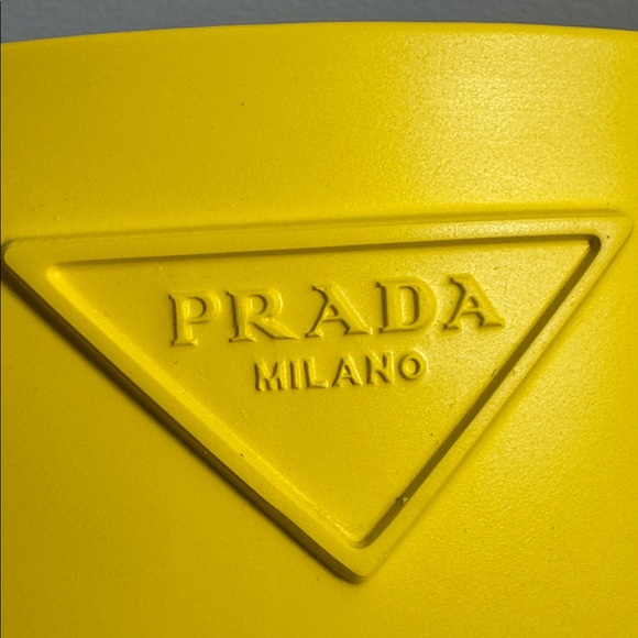 NIB PRADA RAIN BOOTS SZ 39 AUTHENTIC - Picture 5 of 7